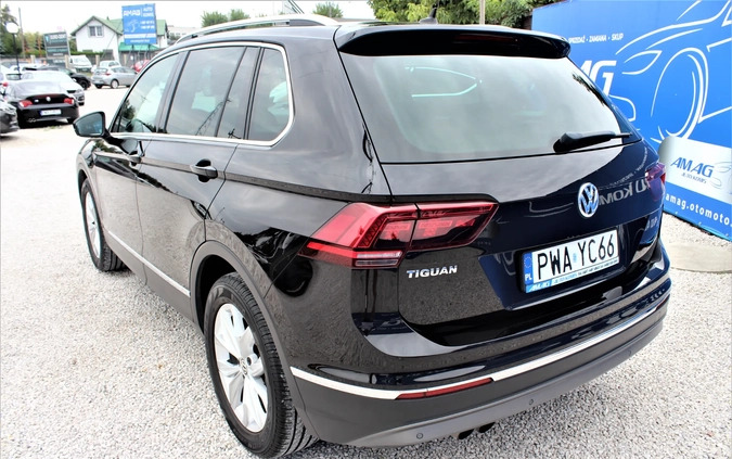 Volkswagen Tiguan cena 99500 przebieg: 58943, rok produkcji 2018 z Sulejów małe 497